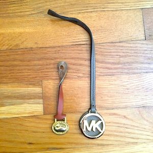 DOONEY & BOURKE and MICHAEL KORS MK PURSE FOBS SET